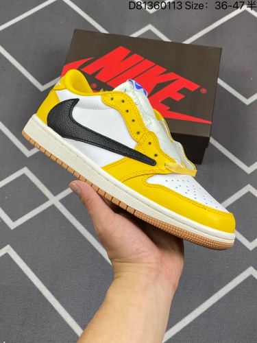 180Jordan乔丹 男女鞋半码制，采用硬质牛剖革鞋面材质，中底注胶孔内置真Sole气垫，外置耐磨橡胶大底❗全新8.0倒钩配色！当红嘻哈歌手特拉维斯·斯科特携手Travis Scott x Ni