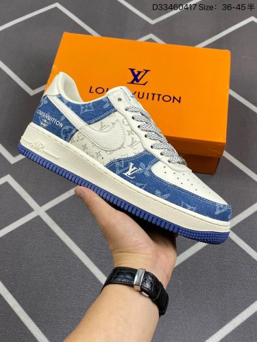 230NK Air Force 1-LV联名款 空军LV联名款头层皮官方同步 原装级别 原楦头原纸板 打造纯正空军版型#专注外贸渠道  全掌内置蜂窝气垫 #原盒配件 原厂中底钢印、拉帮完美  SI