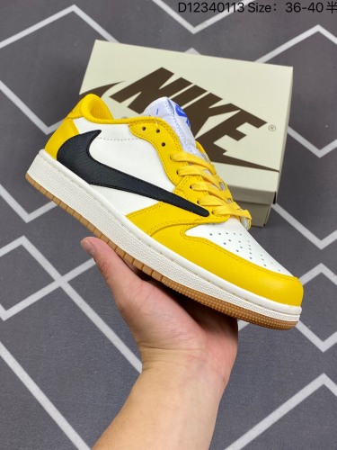 170Jordan乔丹 男女鞋半码制，采用硬质牛剖革鞋面材质，中底注胶孔内置真Sole气垫，外置耐磨橡胶大底❗全新8.0倒钩配色！当红嘻哈歌手特拉维斯·斯科特携手Travis Scott x Ni