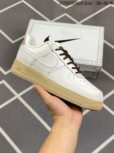 100Nike Air Force 1 Low 07 原楦头原纸板 打造纯正空军版型 专注外贸渠道 全掌内置蜂窝气垫 #原盒配件 原厂中底钢印、拉帮完美   货号：FV3700-112Size：3