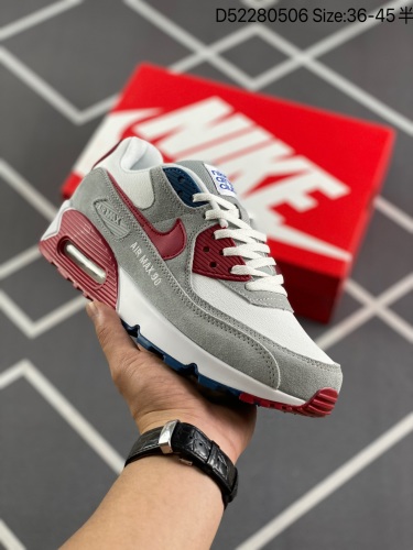 合集 140✅耐克Nike Air Max 90 经典复古小气垫缓震跑鞋 鞋面由皮和革织物打造，犀利的条线打造出酷劲十的网布鞋增面强透气性，穿着为极舒适 经可典视气垫醒目依旧，而脚感更_001