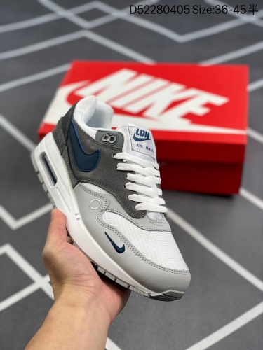 合集 140 Patta x Nike Air Max 1“Aqua Noise”复古休闲跑步鞋 男女同款。Nike携手来自荷兰阿姆斯特丹的街头品牌Patta,共同打造全新特别版Air Max 1
