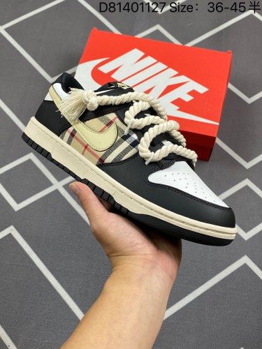 200公司级✅NK SB Dunk Low”GreenBeige“绑绳解构风 系列低帮休闲运动滑板板鞋货号：DD1391-100尺码：35.5 36 36.5 37.5 38 38.5 39 40