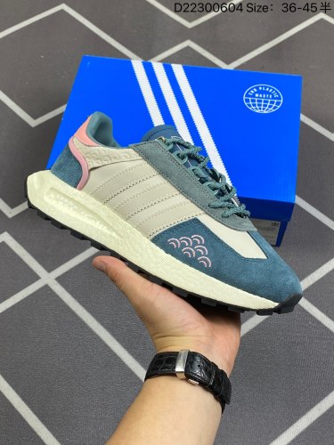 150公司级✅阿迪达斯adidas Racing E5 Boost Prototype 速度轻盈复古系列 百搭透气运动慢跑鞋全新BOOST轻量缓震鞋底材质 轻盈又不失动感，此款 InstaPump