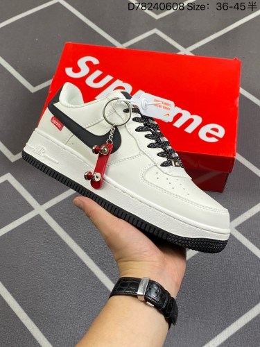 120NK Air Force 1´07 Low 空军一号低帮百搭休闲运动板鞋 HD1968-009 柔软、弹性十足的缓震性能和出色的中底设计 横跨复古与现代的外型结合 造就出风靡全球三十多年的F