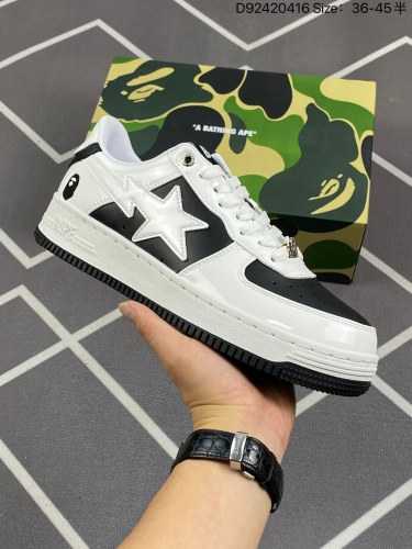 210A Bathing Ape安逸猿 男女运动鞋复古板鞋  升级原楦原纸版数据开发，采用超软皮革鞋面材质，内置全掌air sole气垫❗️定制联乘，日本里原宿潮流品牌A Bathing Ape安