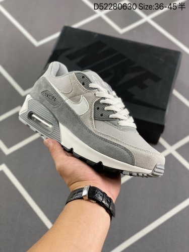 140 耐克NIke AirMax90运动小气垫.日常合经典设计线条和丰富材质，沿袭元年款经典元素，焕新演绎出众外观，整体视觉表现活力满载，上脚效果满分！ 货号：DX8969 尺码：36-_002