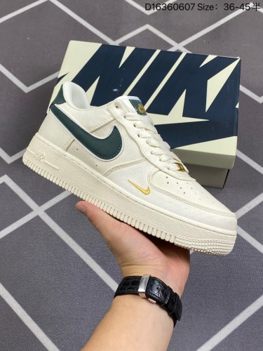 180公司级 AF1耐克 Nike Air Force 1 ‘07 Low 空军一号 厚底增高百搭运动板鞋 原楦头原纸板 打造纯正空军版型，专注外贸渠道 全掌内置蜂窝气垫 原盒配件 原厂中底钢印、
