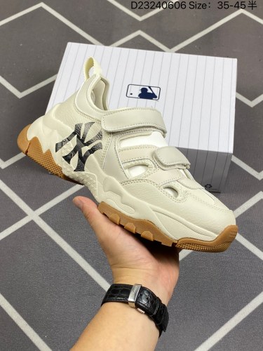 120NY美国榄球洋基队限定 x MLB Big Ball Chunky Mesh 厚底老爹系列低帮魔术贴轻量休闲运动慢跑鞋凉鞋货号：3ASDCH133（GP006C）尺码：35-45如图所示·编