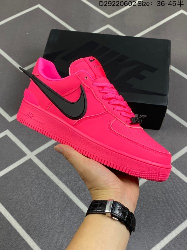 110 ✅Ambush x Nk Air Force 1‘07 Low ”Phantom“ 联名款 空军一号低帮休闲板鞋 货号DV3464-100#鞋款鞋身以及内衬均采用了纯色皮革打造，标志性的超