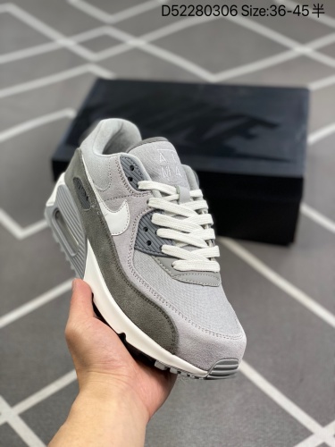 140 公司级 耐克NIKE AIR MAX 90 PRM 经典款复古缓震气垫跑步鞋休闲运动鞋货号：DA1641-001ID：D52280306_001