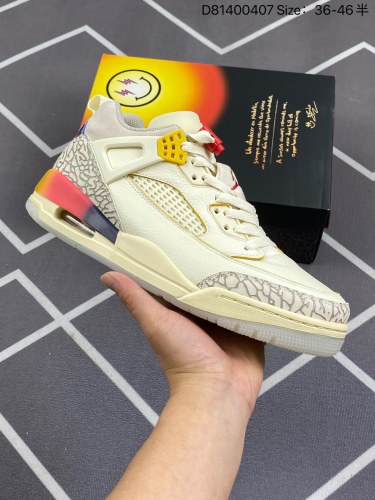 200公司级✅Balvin x Air Jordan 3 Retro AJ3 乔3彩虹渐变 FN0344-901 #天花板品质 原装版本 全身采用原厂皮料 鞋带 织唛 内标全部客供原厂 原厂数据