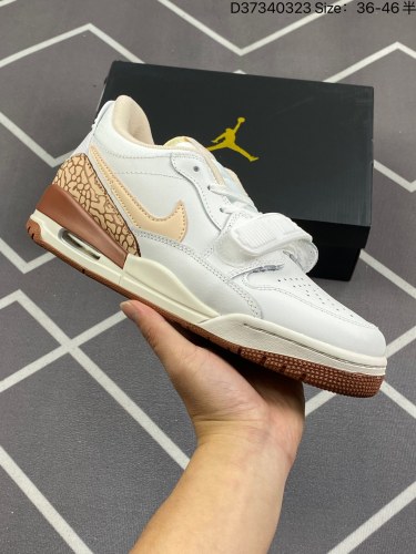 170真标带半码Air Jordan Legacy 312 Low 低帮 白棕 AJ312 乔丹312代 aj312 乔312 低邦 白棕 乔丹篮球鞋系列 号称 “最强三合一” 的Air Jord