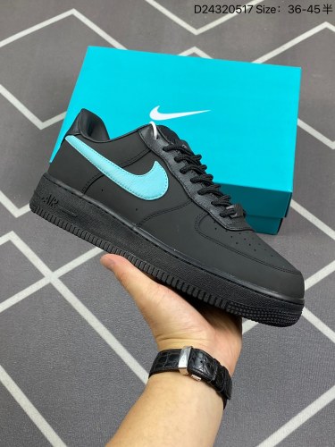160✅Tiffany & Co. x Nk Air Force 1‘07 Low SP ”Friends and Family“ 蒂芙尼 亚洲限定 联名款 空军一号低帮休闲板鞋 #原厂麂皮 内腰