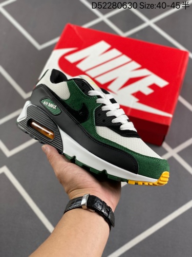 合集 140 耐克NIke AirMax90运动小气垫.日常运动鞋融合经典设计线条和丰富材质，沿袭元年款经典元素，焕新演绎出众外观，整体视觉表现活力满载，上脚效果满分！ 货号：DX8969 尺码：