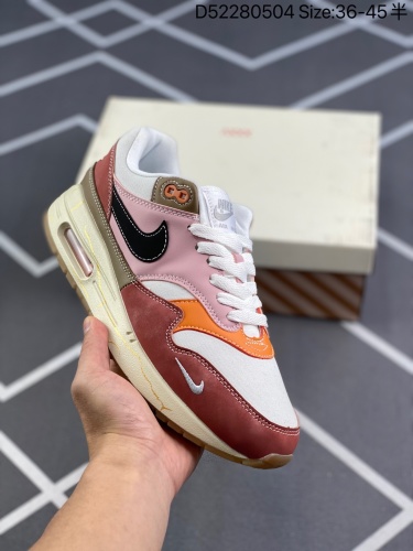 140 真标半码‼️Patta x Nike Air Max 1“Mh”复古休闲跑步鞋。本次Nike携手来自荷兰阿姆斯特丹的接头品牌Patta,共同打造全新特别版Air Max 1。鞋面_001