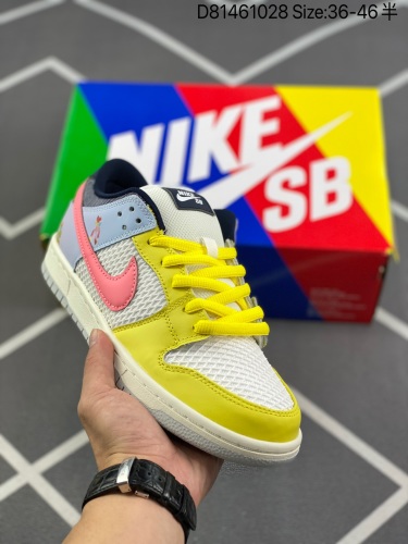 230公司级✅Nk Dunk SB Low 黄白色纯原大厂出品  实拍首发原装头层材料 独家版型蒸餾加工帶來的是更好的视觉和脚感体验大厂纯原品质出货 清洁度 电绣工艺 皮料切割干净无任何毛边 细节