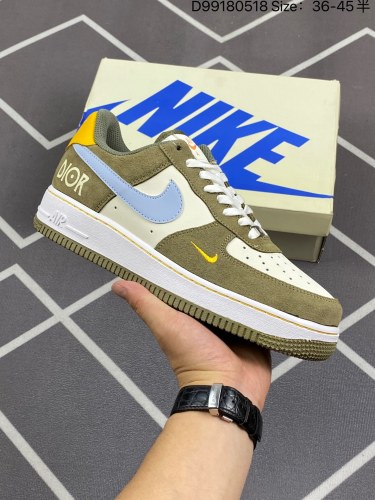 90特价✅空军 LV DIY Air Force 1 ‘07 Low原楦头原纸板 纯正空军版型专注外贸渠道 全掌内置蜂窝气垫 原盒配件 原厂中底钢印、拉帮完美   货号：HX123 008Size