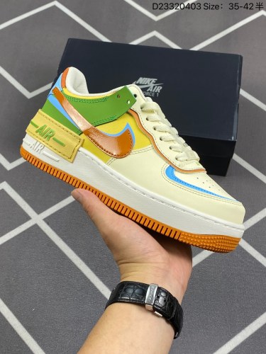 160公司级✅Nike Air Force 1 Low 马卡龙原楦头原纸板 打造纯正空军版型专注外贸渠道 全掌内置蜂窝气垫 原盒配件 原厂中底钢印、拉帮完美   官方货号：DZ1847-103Si