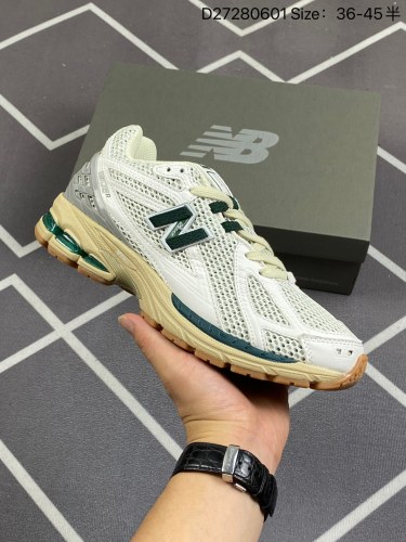 合集140New Balance 1906系列复古老爹风休闲运动慢跑鞋 M1906#采用轻质牛剖革拼接透气网眼衬垫织物鞋面材质 T-Beam大底提供足步弓支撑，保持步态稳定 后跟搭载外露缓震胶尺码