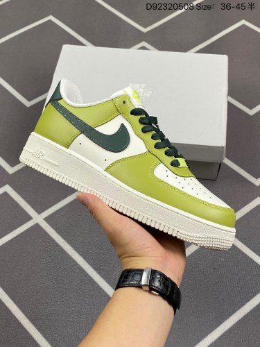 160公司级✅Nike Air Force 1 Low 07 原楦头原纸板 打造纯正低帮空军版型专注外贸渠道 全掌内置蜂窝气垫 原盒配件 原厂中底钢印、拉帮完美   货号HJ3484-331Siz
