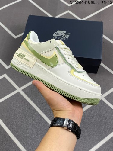130公司级✅Nike Air Force 1 Low 马卡龙原楦头原纸板 打造纯正空军版型专注外贸渠道 全掌内置蜂窝气垫 原盒配件 原厂中底钢印、拉帮完美   官方货号：FN6335-101Si