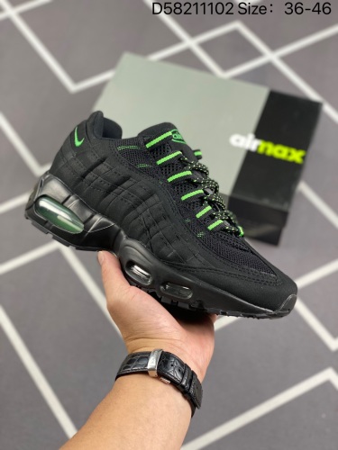 105NIKE 耐克 Air Max 95 TT 潮流百搭 气垫缓震 休闲防滑运动板鞋！货号：104220 D58211102 Size：36-46