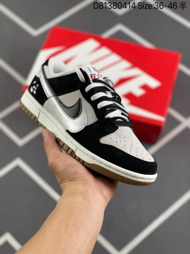 190Nike SB Dunk Low 复古风双勾Swoosh 公司级出品 完美清洁度原装头层材料 独家版型蒸餾加工帶來的是更好的视觉和脚感体验大厂纯原品质出货 清洁度 电绣工艺 皮料切割干净无任