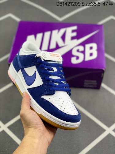 210 公司级 NK SB Dunk Low 白蓝洛杉矶道奇 DO9395-400＃原厂Sadesa D7 皮料 细纹排气孔完全一致 全套原楦原模倾力打造完美版型 独家原厂航空铝磨具打磨大底 鞋头