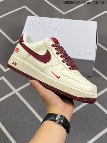 180公司级✅Nike Air Force 1 Low 07原楦头原纸板 打造纯正低帮空军版型专注外贸渠道 全掌内置蜂窝气垫 联名原盒配件 原厂中底钢印、拉帮完美 官方货号：CW2288-111S