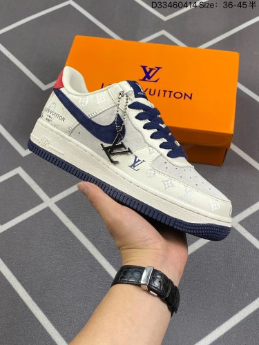 230NK Air Force 1-LV联名款 空军LV联名款头层皮官方同步 原装级别 原楦头原纸板 打造纯正空军版型#专注外贸渠道  全掌内置蜂窝气垫 #原盒配件 原厂中底钢印、拉帮完美