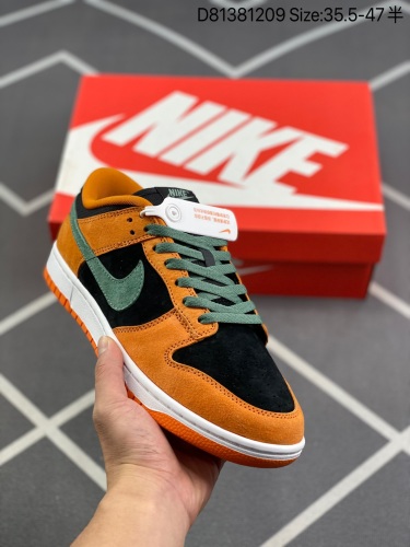 190 Nike Dunk Low “Ceramic” 胡萝卜史诗福利 全网唯一全头层版本 正确低趴鞋头细节 拒绝偷工减料福利供应‼️ 整双鞋以黑橙色为主调，搭配鞋面墨绿色的 Swoosh Log