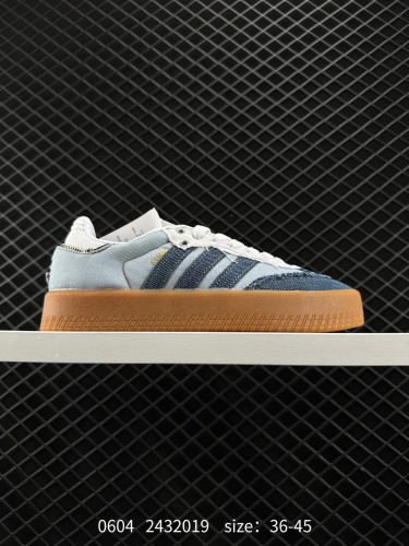 95 ✅Adidas阿迪达斯三叶草SAMBA KITH CLARKS休闲鞋 德训鞋 复古板鞋经典运动鞋 货号：II0001 尺码:36 36⅔ 37⅓ 38 38⅔ 39⅓ 40 40⅔ 41⅓ 42