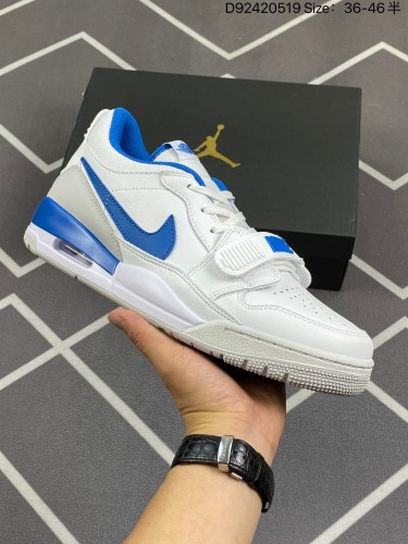 210头层带半码Air Jordan Legacy 312 Low 低帮 白蓝 AJ312 乔丹312代 aj312 乔312 低邦 蓝白 乔丹篮球鞋系列 号称 “最强三合一” 的Air Jord