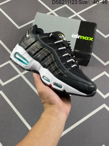 105NIKE 耐克 Air Max 95 潮流百搭 气慢跑休闲防滑运动鞋！Nike耐克男鞋跑步鞋经典透气舒适运动鞋休闲鞋为了迎接今年的世界地球日，Nike 为此推出了这款全新配色的 A_002