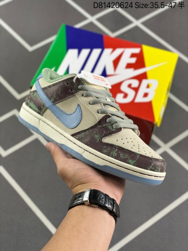 210 Crenshaw Skate Club x Nike SB Dunk Low 夏威夷史诗福利 全网唯一全头层版本 正确低趴鞋头细节 拒绝偷工减料福利供应‼️紫红色底色和薄荷绿色纹理营造出酷