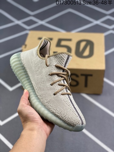 150 公司级真爆Adidas Yeezy Boost 350 V2“BeigeBlack” 阿迪达斯 椰子350 V2 米黑色 采用Primeknit鞋面，采用米色色调，两侧饰有黑色SPLY-3