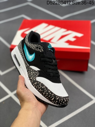 140 日本知名球鞋店铺联名atmos xNike Air Max 1 Premium经典复古气垫百搭慢跑鞋 货号：908366 D52280412