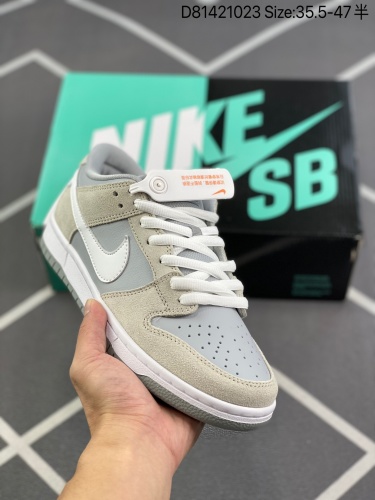 210 耐克Nike SB Dunk Low TRD Summit White扣篮系列低帮休闲运动滑板板鞋“浅灰北极狐”采用头层纳帕软皮与台产进口高品质翻毛麂皮鞋面材质#内置Sole真气垫装置#货