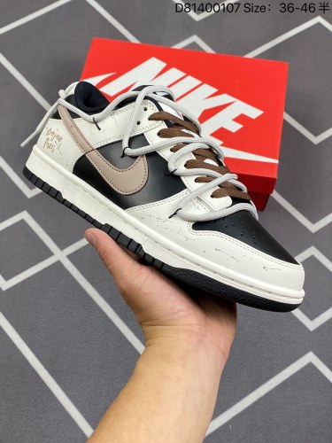 200NIKE DUNK SB LOW 定制配色Dunk SB顾名思义，具有经典的Dunk血缘，又注入了更多的时尚元素。相较于普通的Dunk滑板鞋，改良版的Dunk SB加厚了鞋舌的填充_002