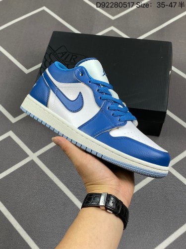 140公司级✅Air Jordan AJ1 Low 低帮 白蓝 FN5214-141 全新流水线出品 DT版本唯一平替选择 市场第二梯队最强版 全部原鞋开发 原楦原纸板开发 全鞋电脑针车 原厂内置