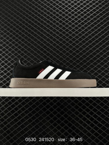 100 Adidas/阿迪达斯 男女鞋半码制，采用翻毛皮组合环保纤维革鞋面材质，内嵌EVA透气吸汗鞋垫，缜密拉帮中底布，外置耐磨标准橡胶大底❗️NEO生活城市系列，阿迪达斯Adidas Neo VL