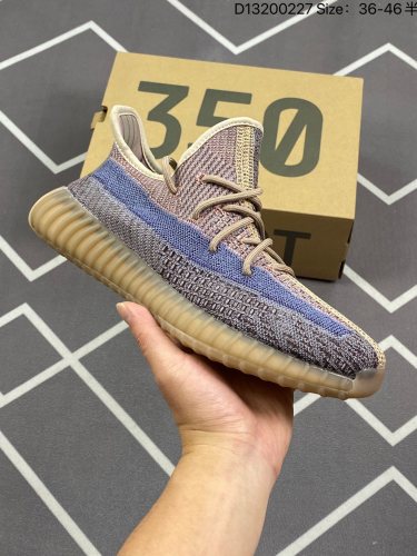 100真爆✅ 椰子350 yeezy 350 V2 镂空蚕丝半透明呼吸网纱材质 Kanye West x adidas Yeezy Boost 350 V2 爆米花中底休闲运动慢跑鞋 _001