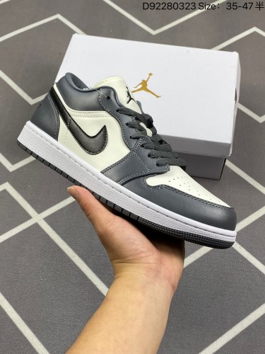140  乔丹Air Jordan 1 Low AJ1 乔1 乔丹1代aj1 低帮复古文化休闲运动篮球鞋从1985 年面世的元年款汲取设计灵感，采用简洁大方的经典外观，熟悉中带一抹新颖。此款运动鞋
