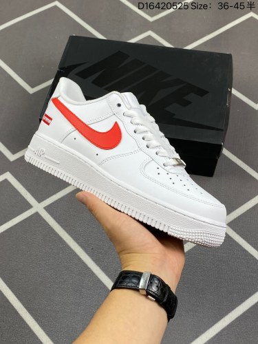 210公司级✅Air Force 1 Nike Low SUPERME联名 原楦头原纸板 打造纯正空军版型 专注外贸渠道 全掌内置蜂窝气垫 #原盒配件 原厂中底钢印、拉帮完美   货号：CU922