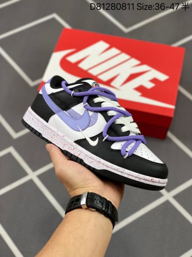 合集 140Nike Dunk Low Multi-Colon Swoosh 耐克 SB 低帮 莓果甜心粉三勾解构 该定制版球鞋选用原鞋款为Nike Dunk Low Multi-Color Sw