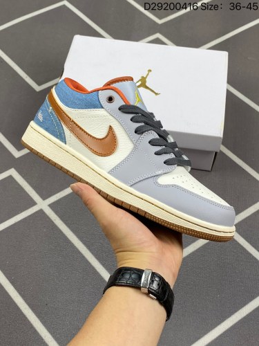 100耐克 乔丹Air Jordan 1 Low AJ1 乔1 乔丹1代aj1 低帮复古文化休闲运动篮球鞋。该鞋款从 1985 年元年款汲取设计灵感，焕新演绎简约经典外观，让人感到熟悉的同时又颇具