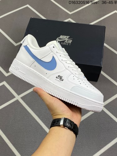 160公司级 Nike Air Force 1 MID Premium 黑白炫彩配色 空军一号低帮休闲板鞋 定制皮料 3M反光 原楦头原纸板 纯正版型 内置全掌气垫 货号：CV3039-108 S