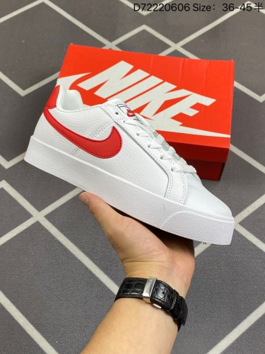 110真标半码Nike 耐克Court ROYALEAC低帮新款校园休闲板鞋 D72220606 Size：36-45半