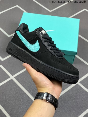 260公司级✅Tiffany & Co. x Nk Air Force 1‘07 Low SP ”Friends and Family“ 蒂芙尼 亚洲限定 联名款 空军一号低帮休闲板鞋 #原厂麂皮